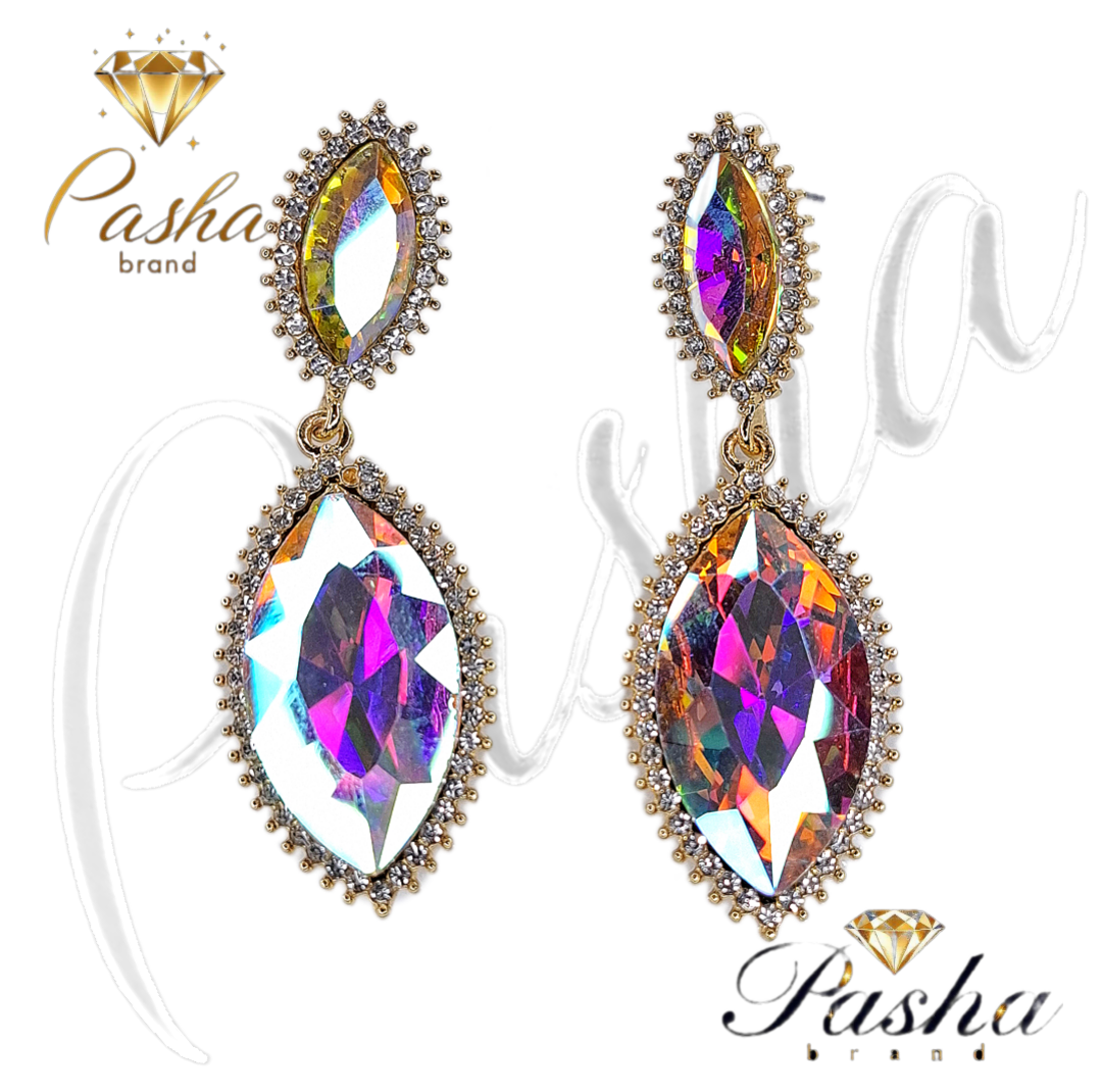 گوشواره نگین جواهراتی